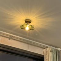 Lámpara Colgante De Vidrio Verde Vintage LED Para Decoración De Hogar Estilo Industrial Loft Luz Colgante Para Dormitorio Y Sala De Estar - details 29