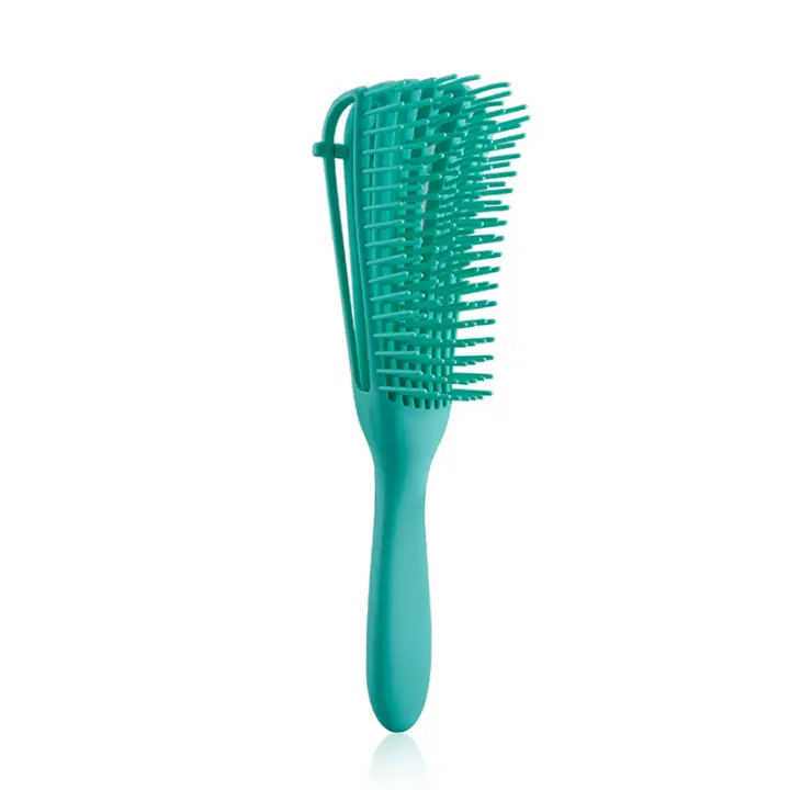Cepillo Desenredante Para Pelo Cepillo De Masaje Capilar Ideal Para Pelo Grueso Húmedo Y Seco Herramienta De Peluquería - 1