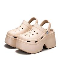 Sandalias De Tacones Altos Para Mujer Verano 2024 Cerradas Plataforma Gruesa Antideslizante Tacón Alto Con Plataforma 3-5cm Suela Gruesa Sandalias De Plataforma Gruesa Para Mujer - details 9