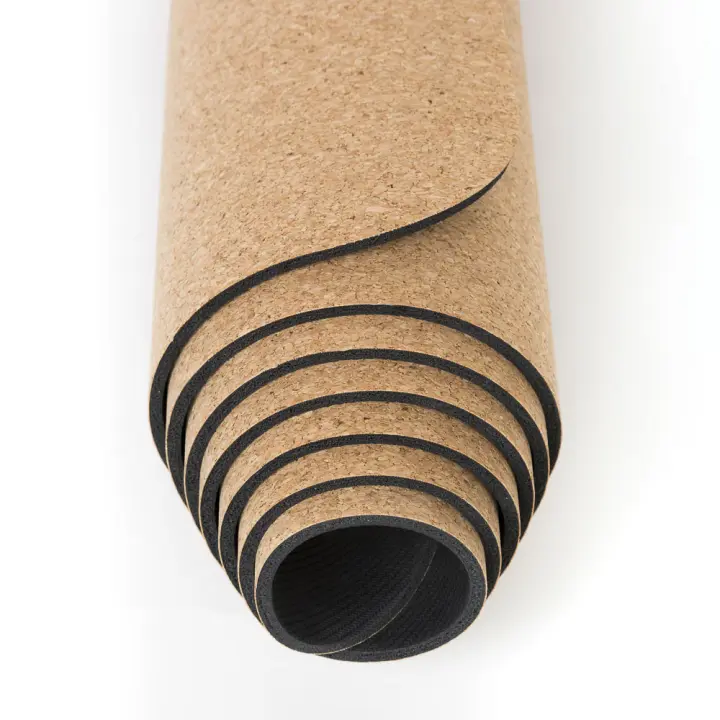 Naturyoga l Esterilla de Yoga Premium de Corcho Line Karmandala l Corcho Natural l Antibacteriana l Antideslizante - 1