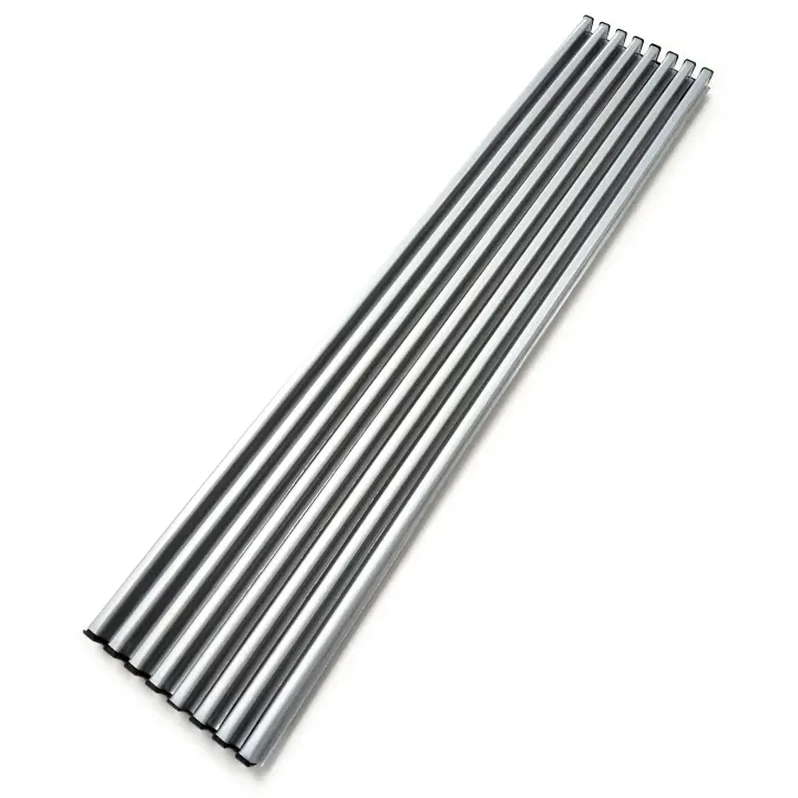 Rejilla de ventilación para hornos y frigoríficos en color Gris NO INOX (60x12x2cm) MICEL 94511 - 1