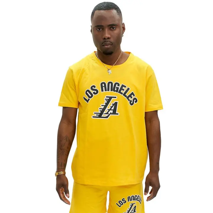 Camiseta Area Zero Amarilla Los Angeles Basic Tee - 1
