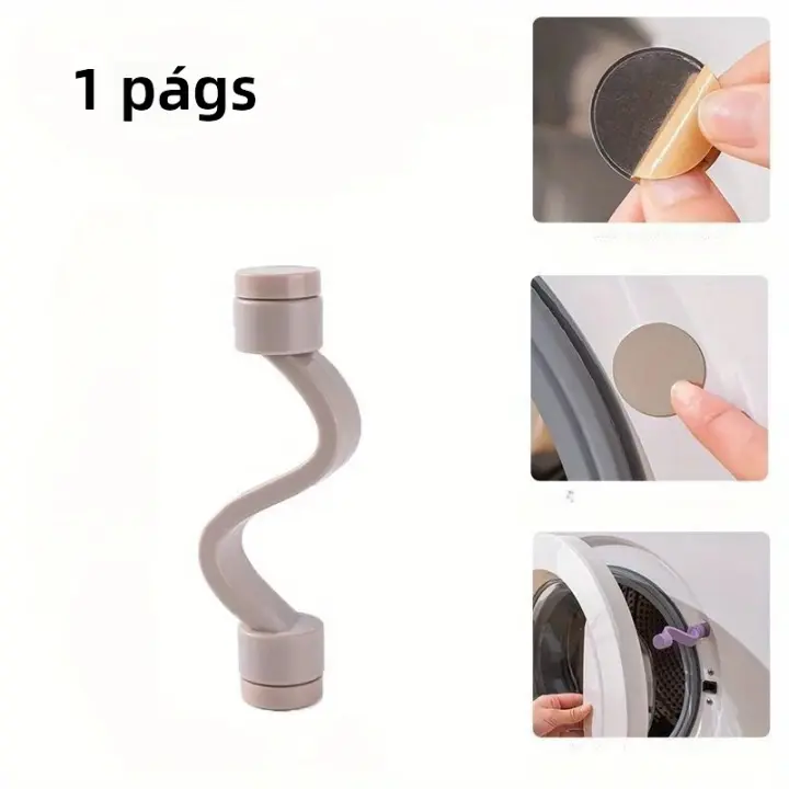 Cerradura De Seguridad Para Puerta De Lavandería Anti-Moho Y Ventilada Protección Para Lavadora Y Baño Tamaño 0.79X3.94 Pulgadas - 1