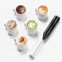 Niucom espumador de leche eléctrico para leche y cafés batidora eléctrica con varilla para bebidas té, batidos, suplementos - details 1