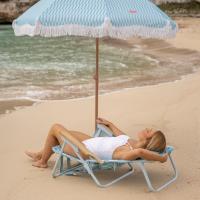 Flamingueo Silla Playa Almohada Ergonómica Confort Reclinable 5 Posiciones Bolsillo Insulado Frío Posavasos Doble Asas Mochila Fácil Transporte 59 x 62,5 x 77,5 cm - details 4