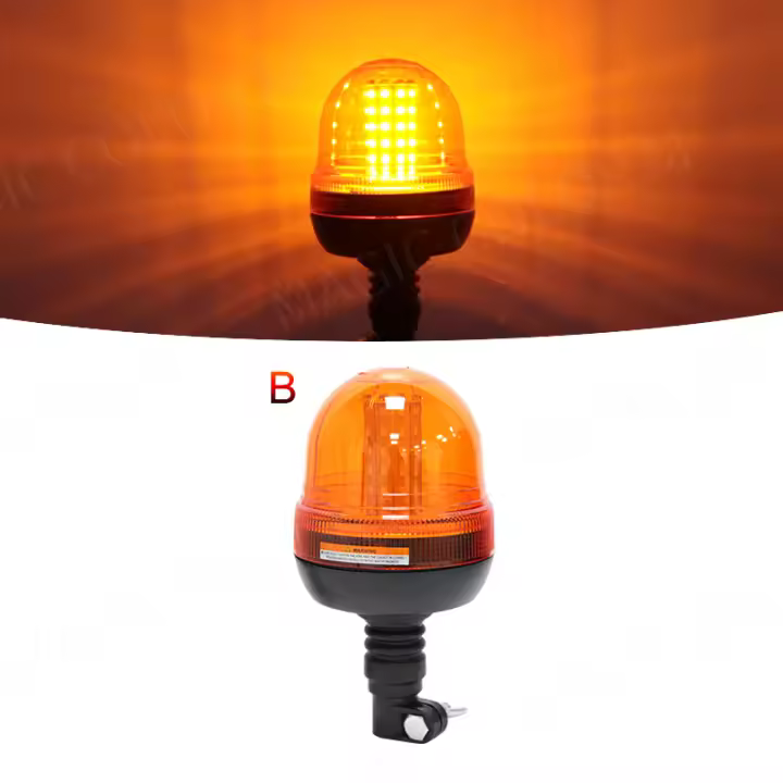 Luz De Advertencia Estroboscópica Para Coche Con 60 LEDs Luz De Emergencia Policial Para Camiones Y Remolques Seguridad Y Alarma De Techo - 1