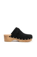 Paloma Wang Sandalias zueco mujer con tacón bajo y plataforma con detalle de tachas - details 10