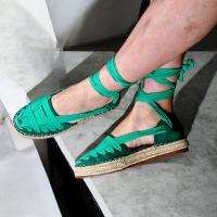 Calzados Soraia Sandalia Mujer Cuña Yute Espardeñas Planas con Lazos Moda Primavera y Verano Cómodas Elegantes Tendencia - details 56