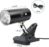 Lámpara de Calor reptill lámpara de soporte abrazadera lámpara reptill hábitat iluminación y lámparas de Calor con 3 unids 30W Uvb Tortuga Sol Tomando El Sol dot lámparas Mascota - details 0