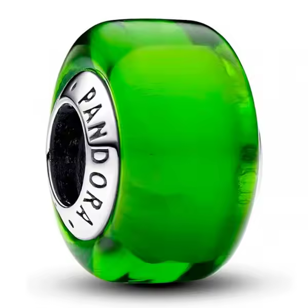 Pandora - Charm Mini Cristal de Murano Blanco 93106c00 - 1