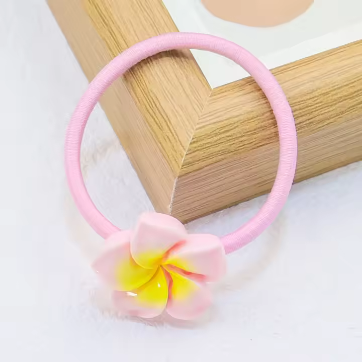 Cinturones Elásticos Para El Cabello De Encaje Con Flores Para Niñas Y Mujeres Accesorios De Cabello De Moda Para Todas Las Estaciones - 1