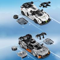 Bloques De Construcción DIY De Coche Deportivo Creativo Para Niños 4 Estilos Vehículos Técnicos Juguetes Educativos De Modelado - details 6