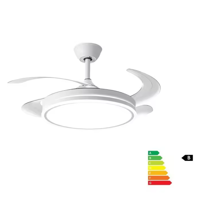Ventilador de Techo 42’’ con Luz Regulable – Perfecto para Verano e Invierno, Silencioso y Moderno Luz LED de Alta Calidad y Diseño Compacto - 1