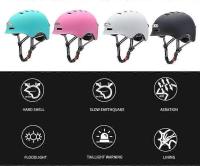 Christmas Bike Cycling Helmet Motorcycle Helmet With Illuminated Warning Light For Adult Kids - details 2