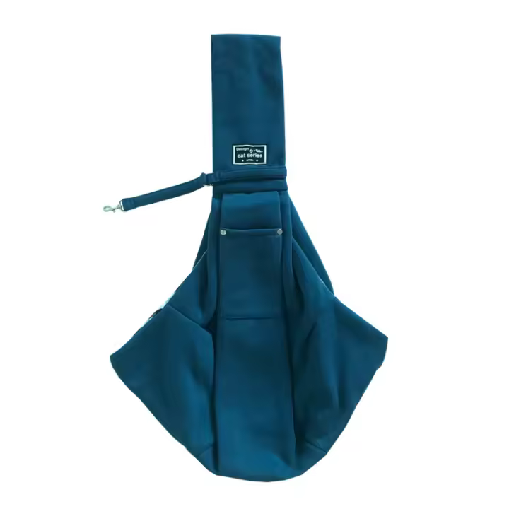 Mochila Diagonal de un solo hombro para mascotas, bolsa para mascotas, bolsa para gatos de algodón puro, bolsa para perros, C - 1