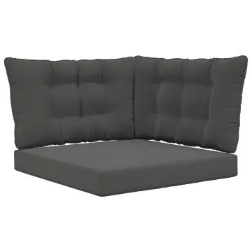 VidaXL Cojines De Sofá 4 Unidades Gris 60x60 Cm – Impermeables Y Con Relleno De Fibra Hueca, Perfectos Para Jardín, Terraza O Interior