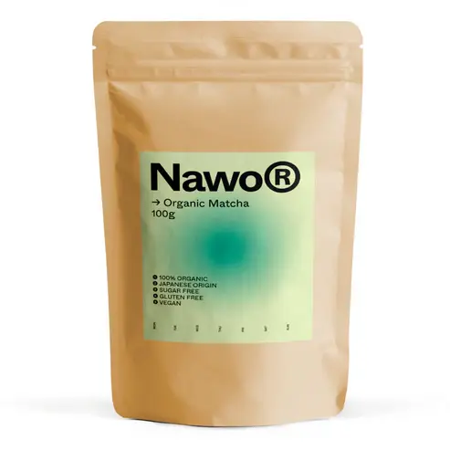 Té Matcha Orgánico Japonés · 100% Puro · Nawo Routines · Té Verde en Polvo Premium · 100g - 1