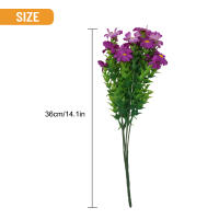 1 Bouquet De 15 Cabezas De Flores Artificiales Girasol En Seda Para Bodas Decoración De Hogar Y Jardín Decoración De Fiesta - details 5