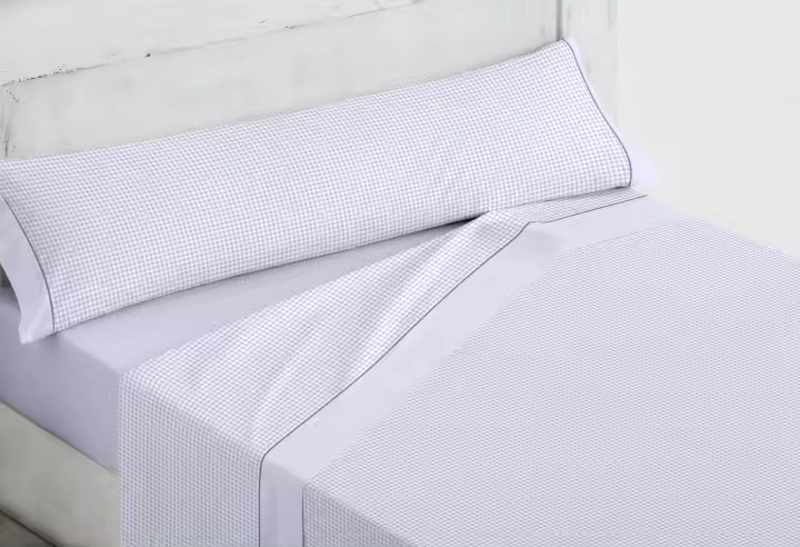 Plusdescanso- Juego de sábanas 50% algodón VANE. Calidad suprema de la firma DM. Formado por bajera, encimera y una o dos fundas de almohada. Producto TOP. - 1