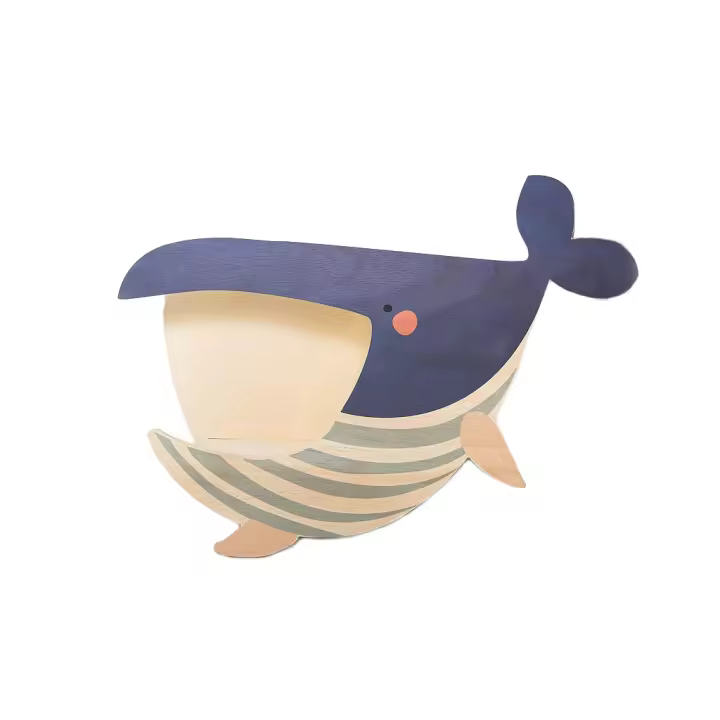 RNT X REALLY NICE THINGS Estantería X Really Nice Things Forma Ballena Infantil Madera Contrachapada Abedul - 1