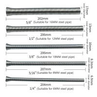 Juego De 5 Piezas De Herramienta De Enredadera Para Tubos De Cobre Aire Acondicionado Y Piping Exterior Fabricada En Aleación - details 4