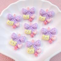 10Pcs Borlas De Oso Cartoon Pequeño Y Lindo Serie Resina Plana Para Joyería DIY Y Decoración De Artesanía Accesorio - details 3