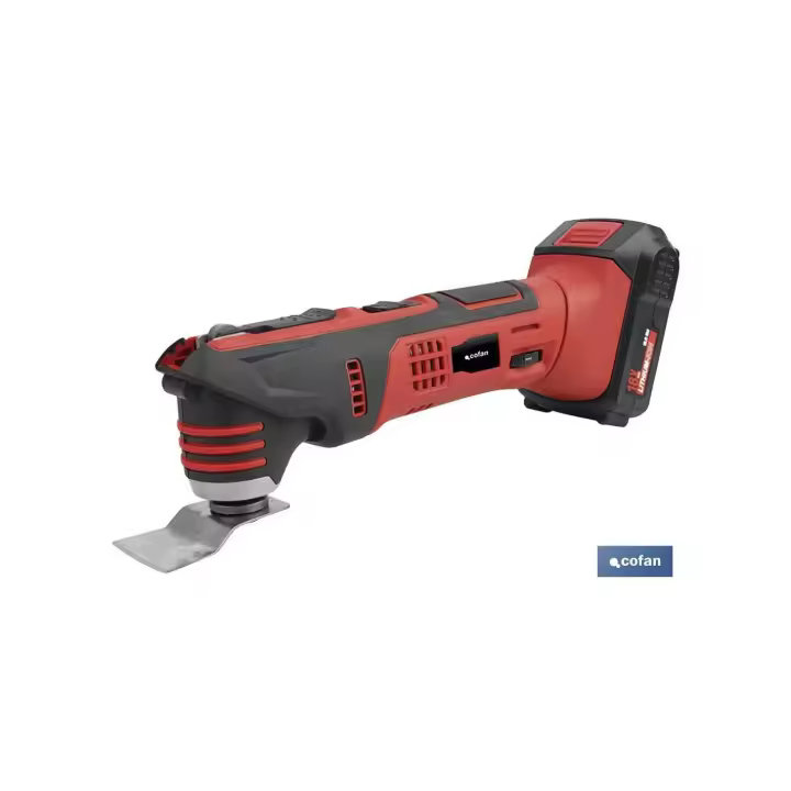 Multiherramienta Cofan Li-Ion 18V Cambio Rápido Accesorios - 1