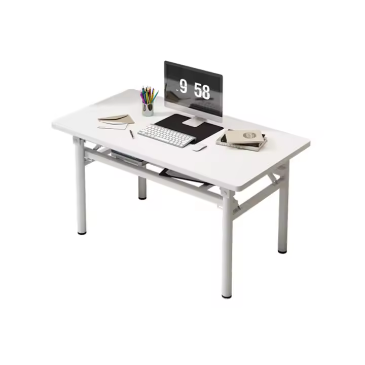 Mesa escritorio plegable, Ordenador Escritorio Oficina estudio , escritura para estudio, PC, portátil, mesa de trabajo, mesa de juegos, pata metal - 1