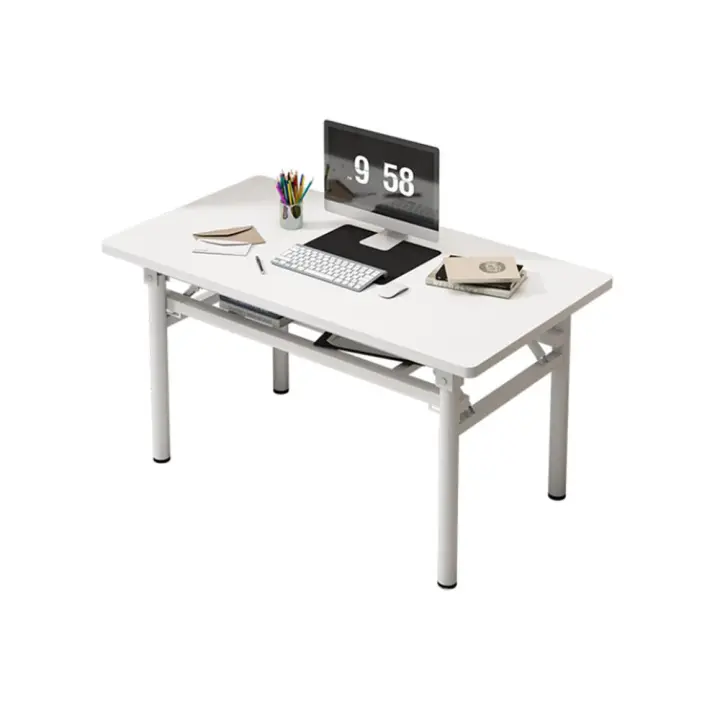 Mesa escritorio plegable, Ordenador Escritorio Oficina estudio , escritura para estudio, PC, portátil, mesa de trabajo, mesa de juegos, pata metal - 1
