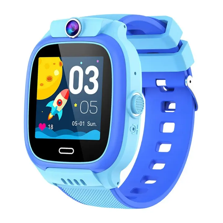 Reloj inteligente para niños con tarjeta SIM, 47 juegos emocionantes, función de llamada bidireccional, botón de llamada de emergencia SOS ideal para niños de 3 a 12 años - 1