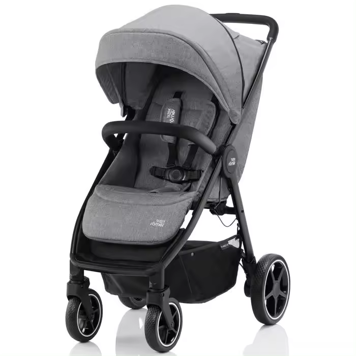 Carrinho de bebé Britax Römer B-Agile R Elephant Grey/Black - 1