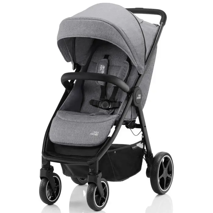 Carrinho de bebé Britax Römer B-Agile R Elephant Grey/Black - 1