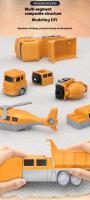 Juguetes Magnéticos Para Niños Bloques De Construcción Juguetes Educativos De Vehículos De Construcción Y Robótica Regalo De Cumpleaños - details 3