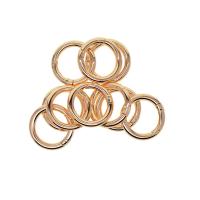 10 Piezas Anillo De Cierre De Resorte Cromado Engrosado 25mm Redondo Para Viajes Y Senderismo Accesorio De Llavero De Metal - details 1