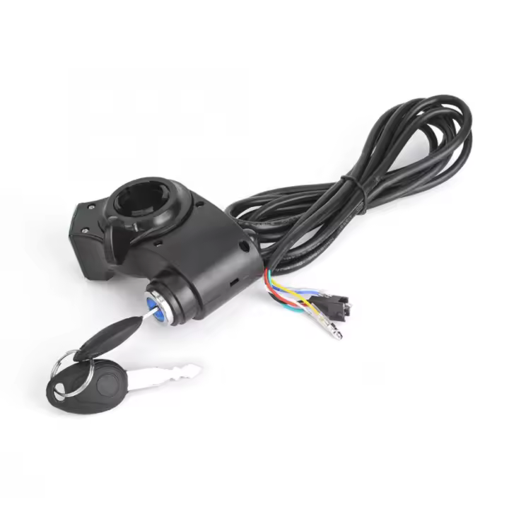 Acelerador de Pulgar Con Pantalla LED de Voltimetro y Llave, interruptor de encendido Para Patinete Eléctrico Ice Q5 Evolution y Bicicleta Eléctrica - 1