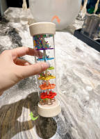Juguete Educativo Montessori Para Bebés Llovizna Arcoíris Vaso De Arena Música Rattle Juguete Sensorial Para Niños - details 4