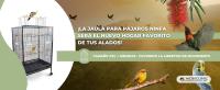 Jaula de pájaros NINFA Mobiclinic® Pets Ruedas de Transporte Frenos Apertura Superior Bandeja extraíble 8 Puertas Tamaño Grande 95x43x61.5 cm Comederos Bebederos Perchas de Descanso - details 0