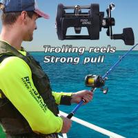 Carrete De Pesca En Agua Salada Sougayilang Serie 3000 4000 Carrete De Trapecio Derecho Para Pesca En Oceano Y Río Material Plástico - details 12