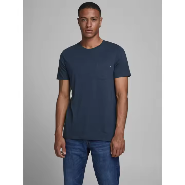 Jack & Jones hombre camiseta de Algodón con bolso  Primavera Verano Moda Casual Informal REF 136714 - 1