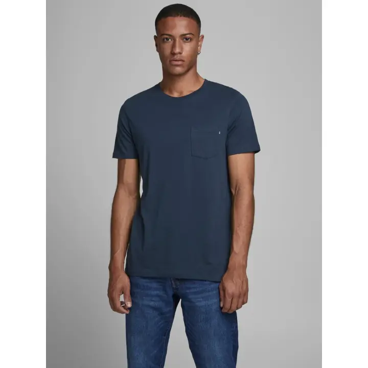 Jack & Jones hombre camiseta de Algodón con bolso  Primavera Verano Moda Casual Informal REF 136714 - 1