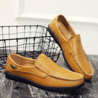 Zapatos Casuales Para Hombre De Cuero Negro Talla Grande 37-47 Loafers Moccasins De Marca Lujo Respirables Slip on 2024 - details 4