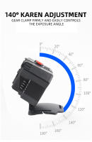 Lámpara De Seguridad Multifuncional Con 8 Luces Diversas Ajuste De Ángulo Múltiple Luz Suficiente Para Senderismo - details 6