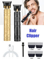 Afeitadora Eléctrica Vintage T9 Para Barba Y Cabello Recargable Por USB Máquina De Corte De Pelo Viaje Sin Cable Para Hombres Barba Clipper - details 1