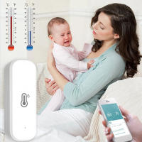 Termómetro Y Higrómetro Inteligente WiFi Tuya Para El Hogar Con Alarma Remota Por App Compatible Con Alexa Y Google Home - details 5