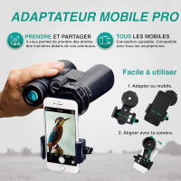 Phone adapter Pro for binoculars, monoculars, telescopes and mroscopes - details 0