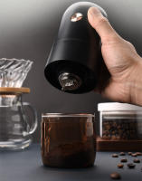 Molino De Café Profesional Autostop Ajustable Portátil Para Viajes Y Cafeterías Máquina De Molienda De Acero Inoxidable SUS Capacidad De 25g Por Tiempo - details 8