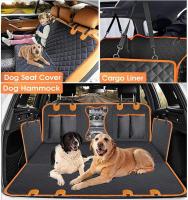 Dog Car Seat Cover, 600D Oxford Cloth Back Seat Pctor, Waterproof and Non-Slip Back Seat Bench Pctor with Visual Window and Pockets, 146×137 cm - details 0
