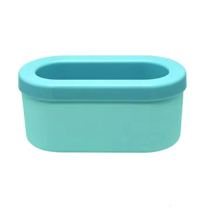 Mini Taza para Hacer Hielo, Molde Ovalado de Silicona para Cubitos, Bandeja Pequeña, Descomprimir Celosía, Fácil Liberación - 1