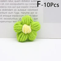 10Pcs Pétalos De Flor De Algodón Maternado Artificial Para Tejer Manualmente Patch De Ropa Y Decoración De Costura Estilo Rosa - details 5