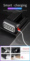 Linterna LED Portátil Recargable Con Carga Solar 4 Modos Impermeable Para Senderismo Camping Emergencias Lámpara Torcha Fuerte - details 8
